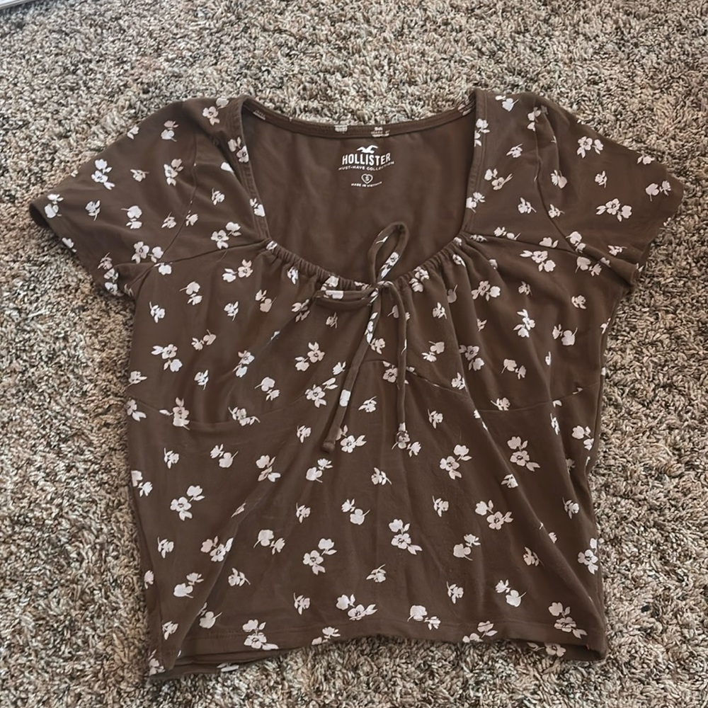 hollister puff sleeve top